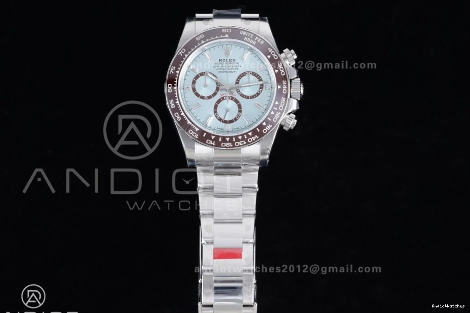 1:1 on Youthful Crystal Steel 795 VS4131 Daytona (Weighted) Dial V2 Ice Edition 126506 VSF Best Braclet Blue SS 904L 0228